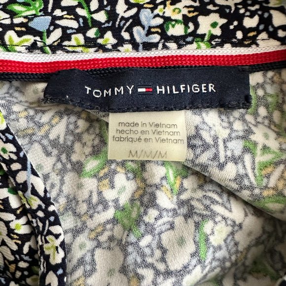 Tommy Hilfiger Floral Twist Front Sleeveless Tank Shell Top Women's Medium - Picture 4 of 6